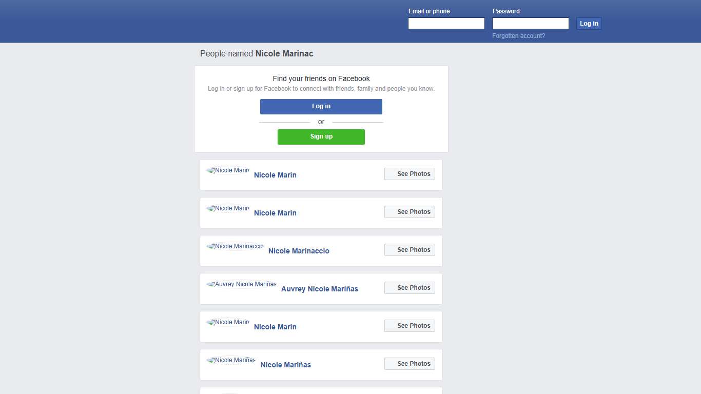 Nicole Marinac Profiles