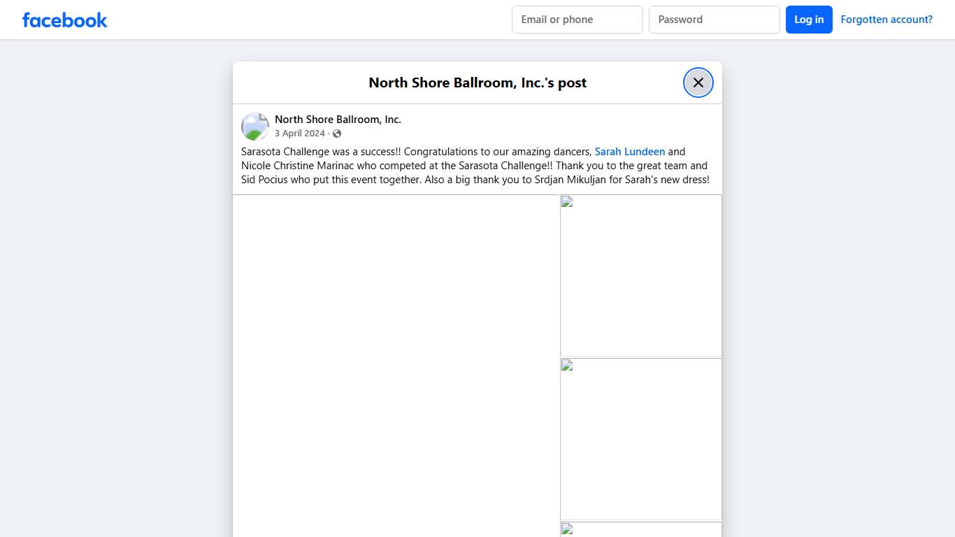 Sarasota Challenge was a... - North Shore Ballroom, Inc. | Facebook