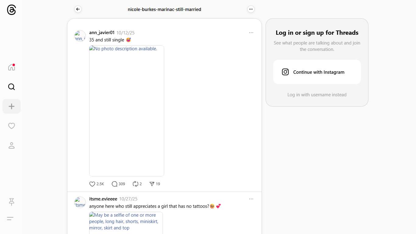 nicole burkes marinac still married